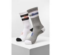 Mister Tee Cielo Claro Calcetines 2-Pack Medias Unisex de Deporte