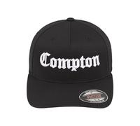 Mister Tee Compton Flexfit Cap Tapas, Hombre, Negro y Blanco, Large/Extra-Large