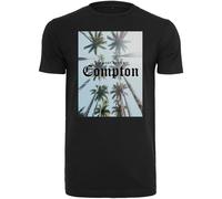Mister Tee Compton Palms Camiseta Hombre Palmeras Verano Jersey de Algodón