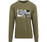 Mister Tee Pray 2.0 Crewneck Sudadera, Olive, XL para Hombre