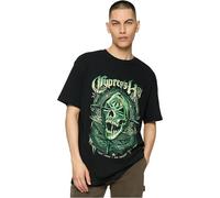 Mister Tee Cypress Hill Skull Face Oversize tee - Camiseta para Hombre, Negro, M