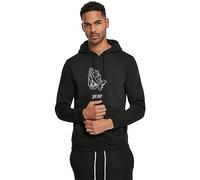 Mister Tee Dark Pray Sudadera con Capucha, Negro, S para Hombre