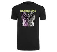 Mister Tee Deadly Sins Camiseta Hombre Con Ángel De La Muerte Esqueleto