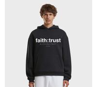 mister tee Faith And Trust Fluffy Hoody negro L