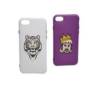 Mister Tee Funda para smartphone 'Big Cats I Phone 6/7/8' amarillo / lila / negro / blanco One Size EUR