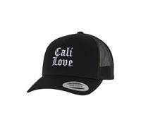 Mister Tee Mt3539-cool Cali Love 5-Panel Retro Trucker Cap Gorra de béisbol, Negro, Talla única Unisex Adulto