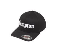 Mister Tee Gorra Compton Flexfit Unisex Negro/Blanco Talla S/M