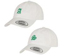 Mister Tee Gorra Dad Cap Blanca Low Profile Strapback 100% Algodón MT2291