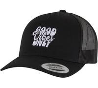 Mister Tee Gorra de camionero retro de 5 paneles «Good Vibes» Only MT3538 Einheitsgröße