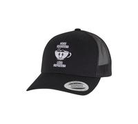 Mister Tee Gorra 'More Espresso Less Depresso' negro / blanco 55-60 negro / blanco