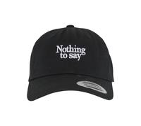 Mister Tee Gorra 'Nothing To Say' negro / blanco 55-60 EUR