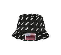 Mister Tee NASA Allover Bucket Hat Sombrero de Copa Baja, Negro, Talla única Unisex Adulto