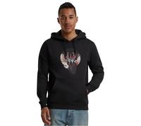 Mister Tee Sudadera con capucha Hail The King Hombre Negra