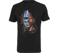 Mister Tee Half Face Tee Negro L