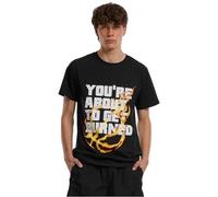 Mister Tee Herren Camiseta Estás a Punto de quemarte Camiseta Negra S
