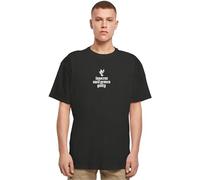 Mister Tee Herren Camiseta Justice Oversize tee Negro S