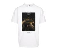 Mister Tee Herren Camiseta Kid de Akron Oversize tee Blanco 4XL