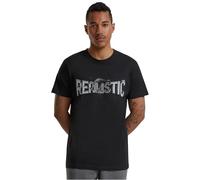 Mister Tee Realistic tee Camiseta, Black, S para Hombre