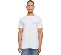 Mister Tee Mt3178-compton Emb tee Camiseta, Blanco, S Hombres