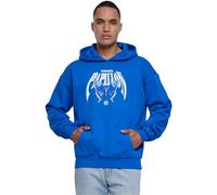 Mister Tee Herren Kapuzenpullover Origami Heavy Oversize Sudadera con Capucha Azul Cobalto M