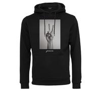 Mister Tee Herren Kapuzenpullover Peace Sign Hoody Black L Sudadera con Capucha, Negro, Hombre