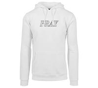 Mister Tee Herren Kapuzenpullover Pray Hands Hoody White M Sudadera con Capucha, Hombre