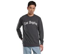 Mister tee Herren Sudadera Los Angeles Wording Cuello Redondo Antracita L