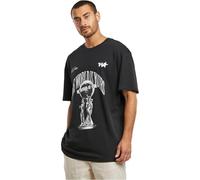 Mister tee Hombre Sin Cuello Camiseta, Negro, XL, Negro, XL