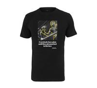 Mister Tee In The Face Camiseta T-Shirt Oberteil Boxeo Statement Negro Algodón