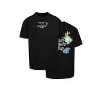 Mister Tee Intepol Extra Grande Camiseta Top Impresión Espalda Mesa Hombre