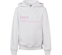 Mister Tee Kids Kids Love Definition Hoody White 122/128
