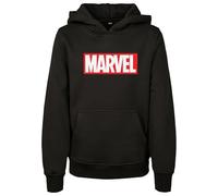 Mister Tee Kids Marvel Logo Hoody Sudadera, Black, 134/140 Unisex Adulto