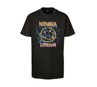 Mister Tee Kids Nirvana Lithium tee Black 146/152 Camiseta, Niños