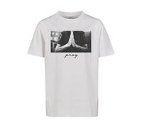 Mister Tee Kids Pray tee Camiseta, Blanco, 158-164 para Niños