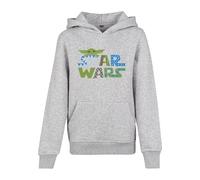 Mister Tee Sudadera con Capucha Unisex para niños de Star Wars, con Logotipo Colorido, Gris, 146 cm-152 cm