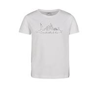 Mister Tee Camiseta Unisex para niños Want to Be Here, Color Blanco, 146/152