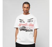 mister tee King Of The Race Oversize Tee blanco S