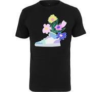 Mister Tee Ladies Flower Sneaker Tee Negro XS