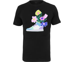 Mister Tee Ladies Flower Sneaker Tee Negro XS