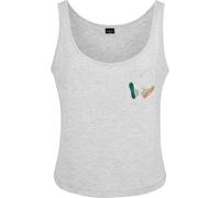 Mister Tee Ladies Kicks Love EMB Tank Top Oberteil Herz Schuhe Druck Damen