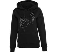 Mister Tee Ladies One Line Fit Hoody Dama Sudadera Con Capucha Cara Rostros