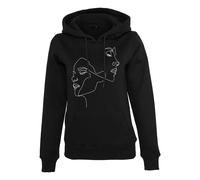 Mister Tee Ladies One Line Fit Hoody Dama Sudadera Con Capucha Cara Rostros