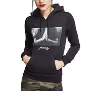 Mister Tee Ladies Pray Hoody Sudadera con, Negro, S para Mujer