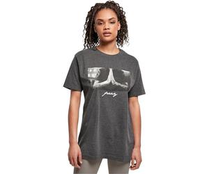Mister Tee Ladies Pray tee Camiseta, Charcoal, XS Große Größen Extra Tall Femenino