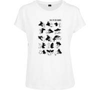 Mister Tee Ladies T-Shirt Ladies Talk To The Hand Box Tee XS