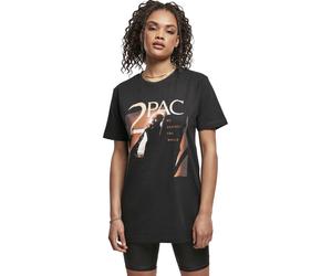 Mister Tee Ladies T-Shirt Ladies Tupac Me Against The World Cover Tee Negro XS