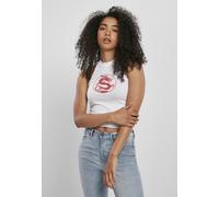 Mister Tee Ladies tank top Ladies Dragon Turtleneck Short Top White 5XL