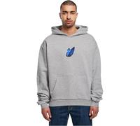 Mister Tee Le Papillon Heavy Oversize Hoody Sudadera con Capucha, Grey, XXXL Unisex Adulto