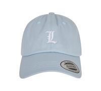 Mister Tee Letra Imprenta Azul Claro Low Profile Gorra de Béisbol Cappy