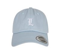 Mister Tee Letra Imprenta Azul Claro Low Profile Gorra de Béisbol Cappy
